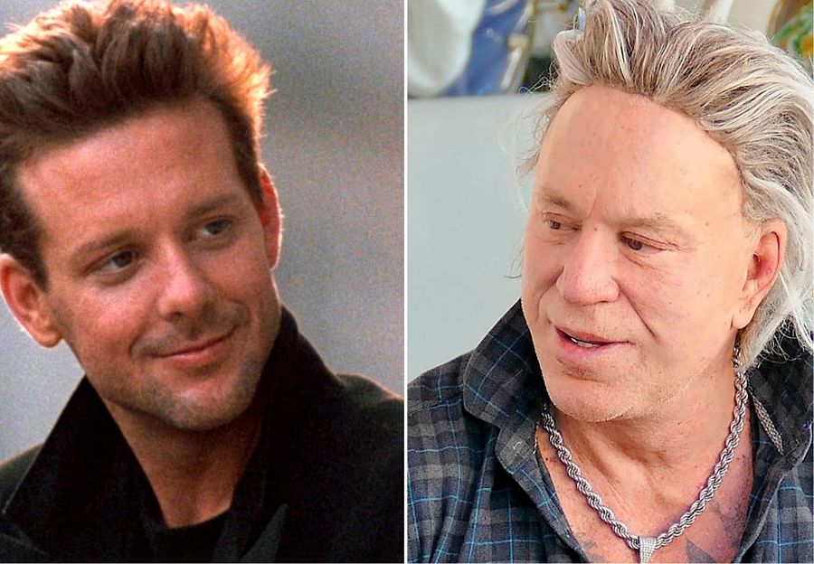 El antes y después de Mickey Rourke