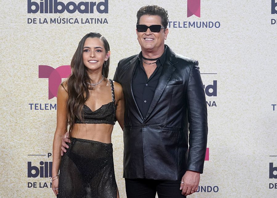 Lucy y Carlos Vives  en los Billboard Latin Music Awards 2021