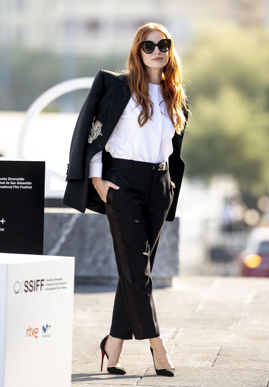 La actriz Jessica Chastain en Donostia