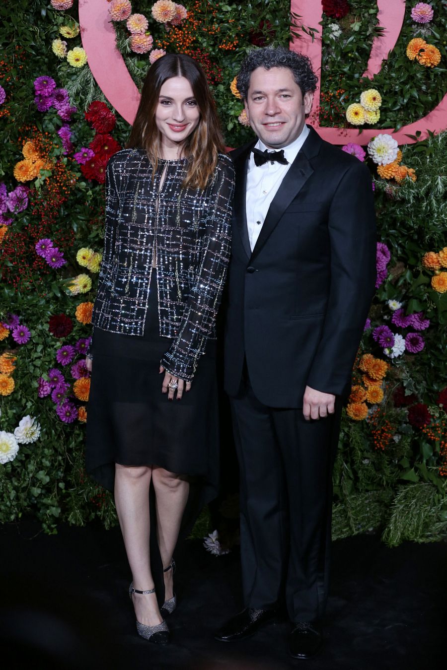 Gustavo Dudamel and Maria Valverde at photocall for premiere of