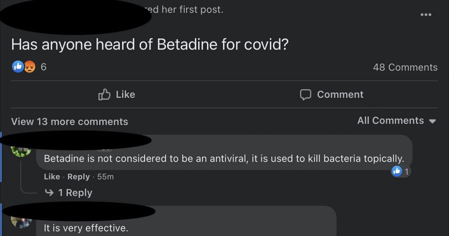 Captura de pantalla de la publicación de Facebook que lanza primero el periodista Ben Collins y luego viraliza Meidas Touch.