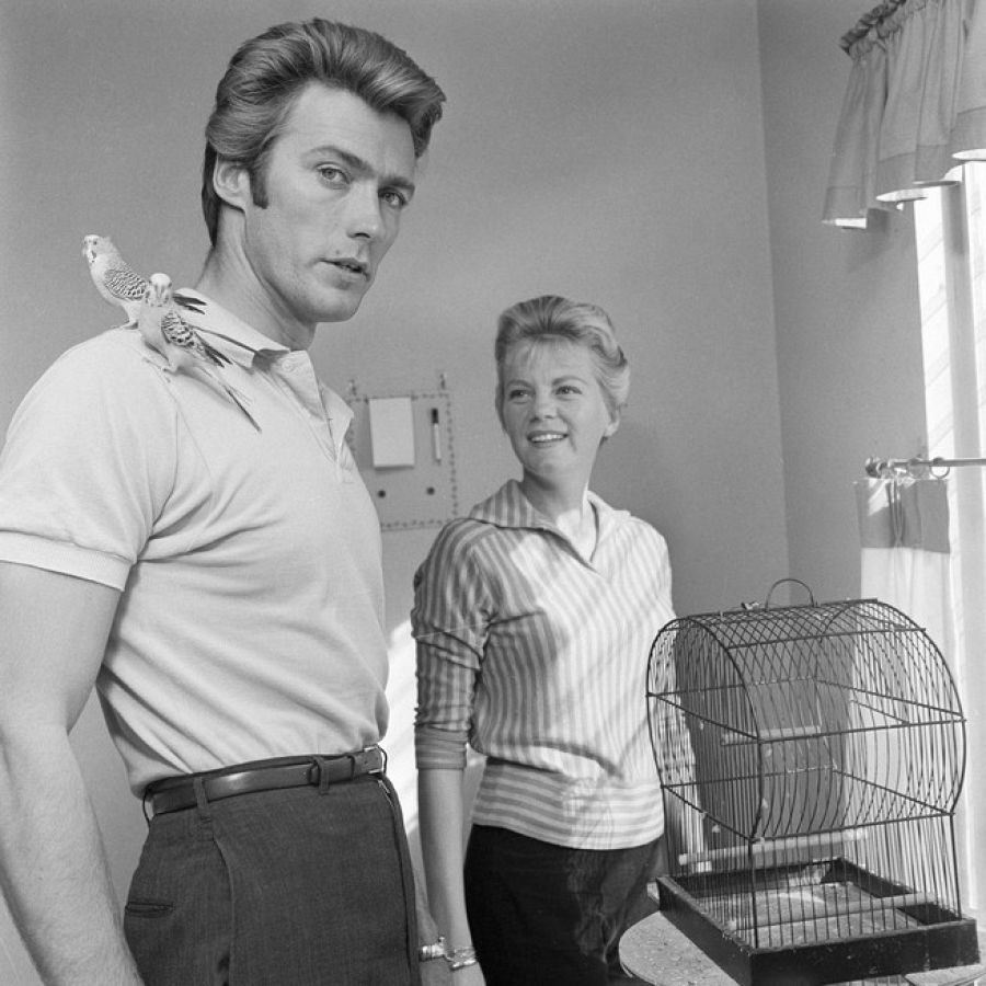 Clint Eastwood y su primera mujer Maggie Johnson