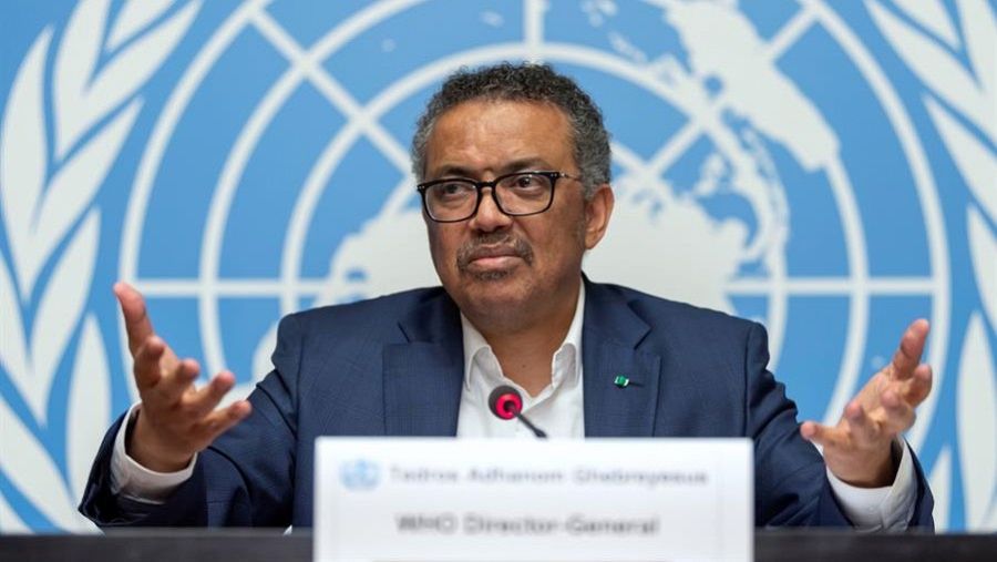 El director general de la Organización Mundial de la Salud (OMS), Tedros Adhanom Ghebreyesus