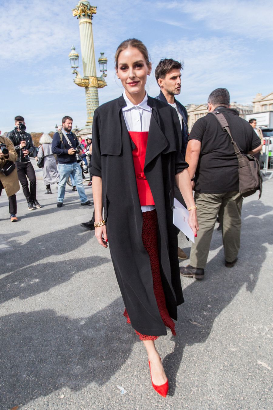 La influencer Olivia Palermo en el desfile de Dior en París