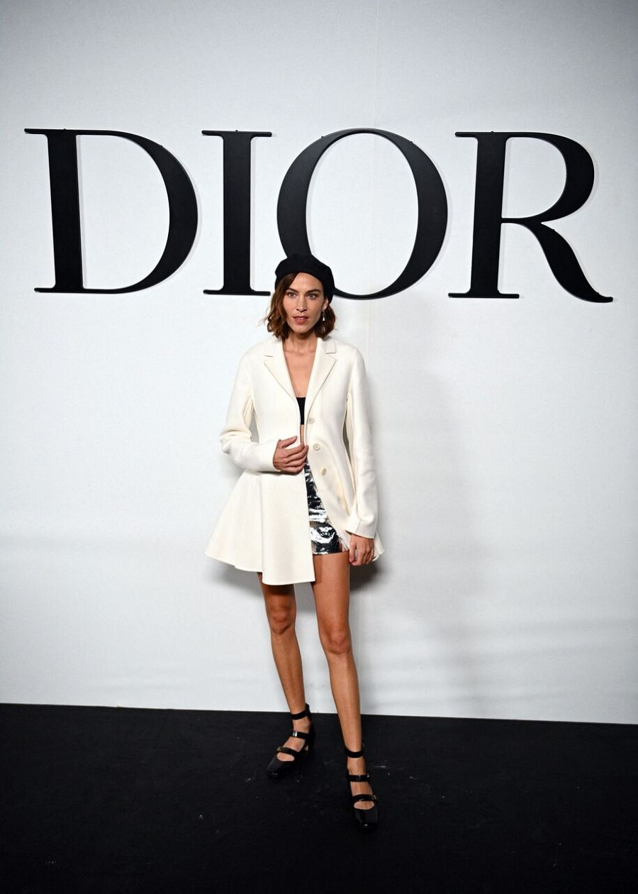 Alexa Chung en el desfile de Dior