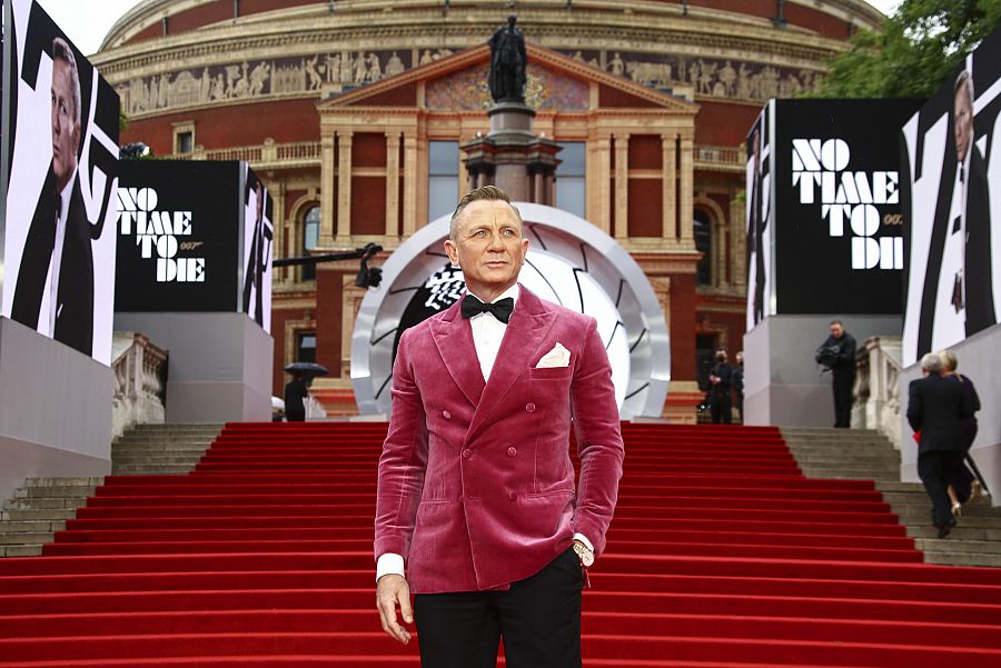 Daniel Craig en la premiere de la película 'Sin tiempo para morir'