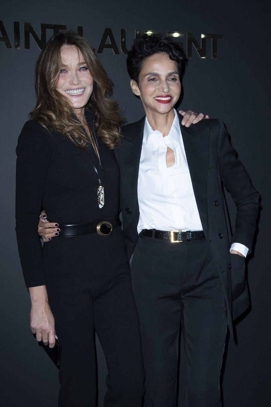 PHOTOCALL DESFILE DE SAINT LAUREN EN PARIS