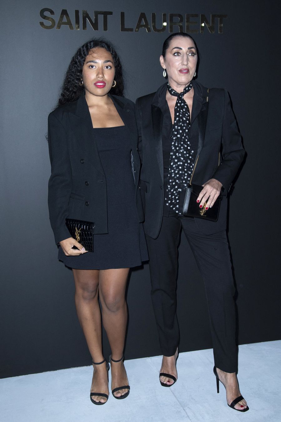 PHOTOCALL DESFILE DE SAINT LAUREN EN PARIS