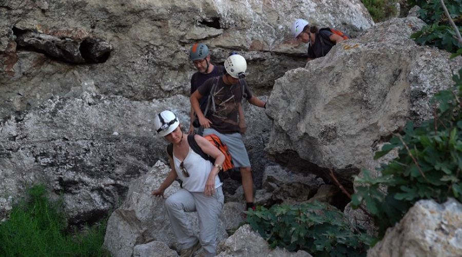 En los acantilados de Menorca