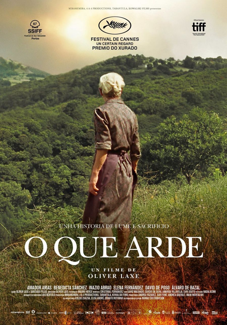 Cartel de 'O que arde' (2019), de Oliver Laxe