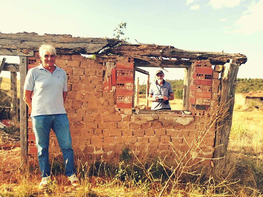 Padre y tío de Laura García Rojas en Velasco