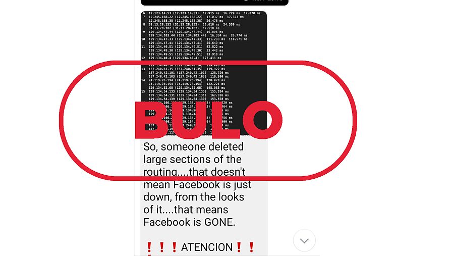 Este usuario culpa a un borrado de código y anuncia que Facebook ha desaparecido para siempre