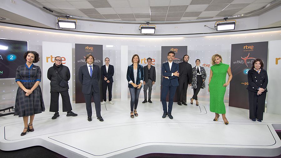 El equipo de 'Un país en danza', en la rueda de prensa