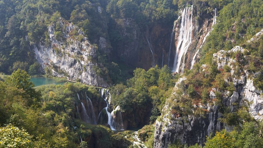 Cascada Milka Ternina en los Lagos Plitvice