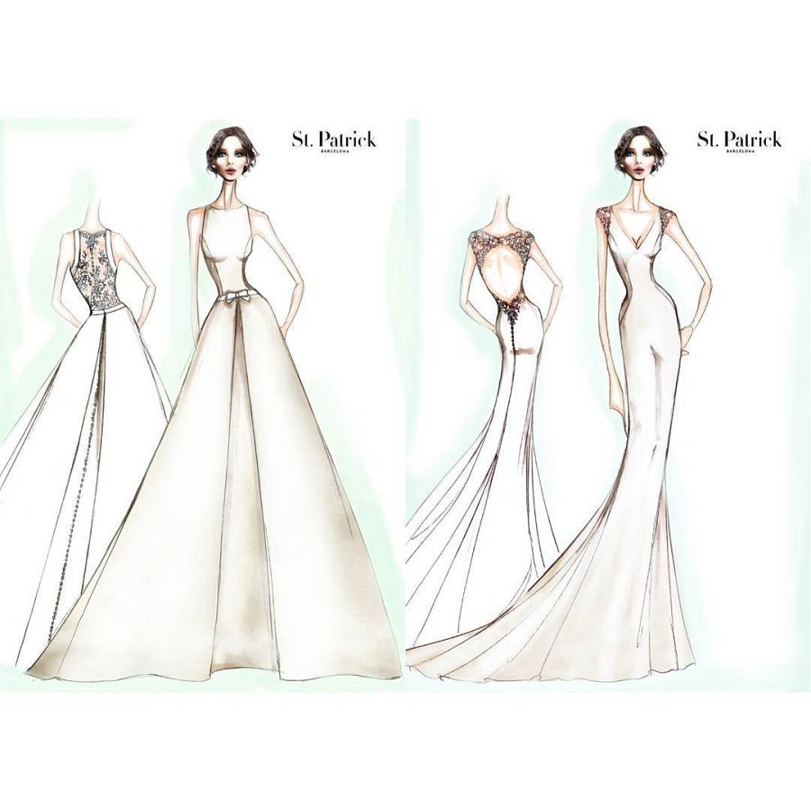 El vestido de novia de Irene Rosales