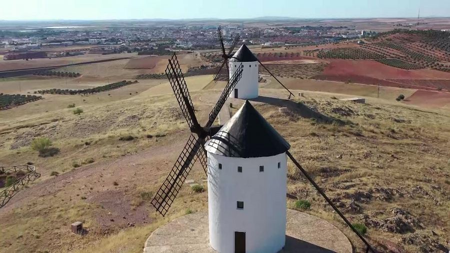 Molinos de viento en Alcázar de San Juan