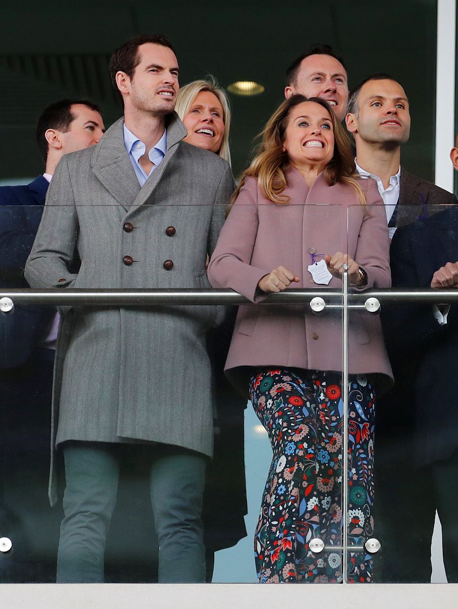 Andy Murray y Kim Sears en un campeonato