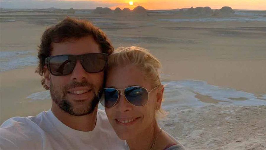 Belén Rueda y su novio, Javier Artime