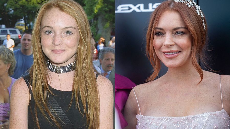 Lindsay Lohan, antes y después