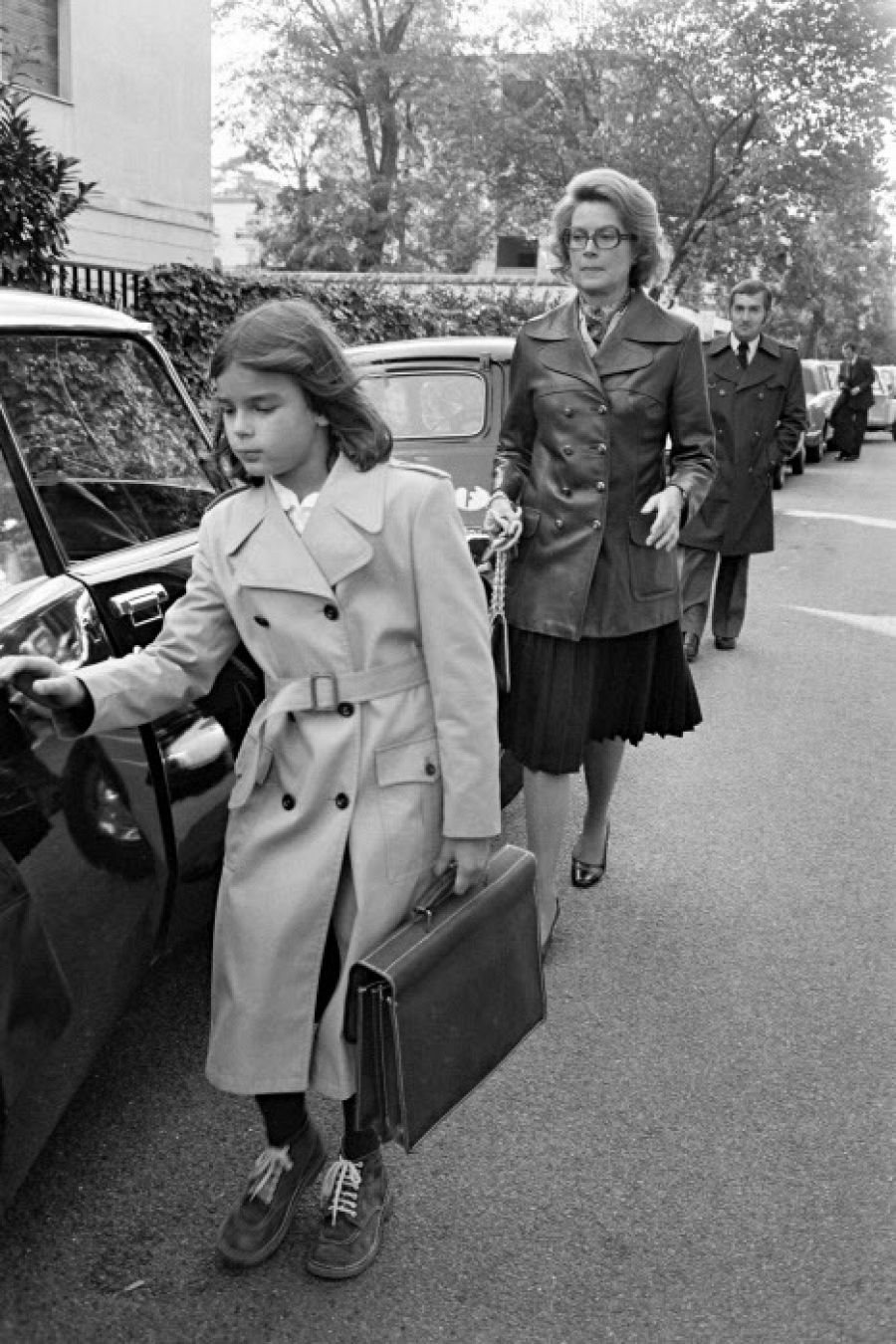 La princesa Grace Kelly junto a su hija Estefanía de Mónaco