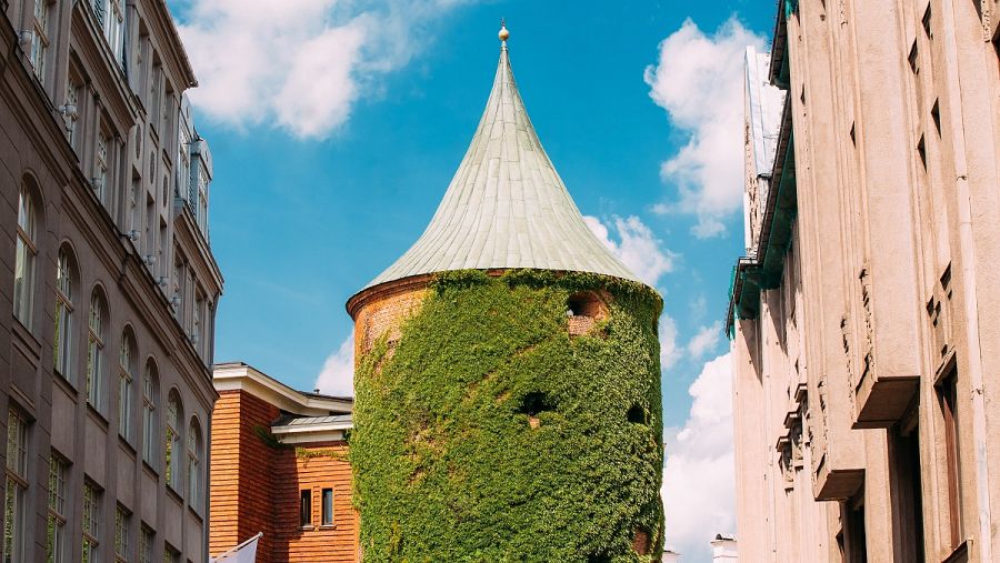 La Torre de la Pólvora en Riga