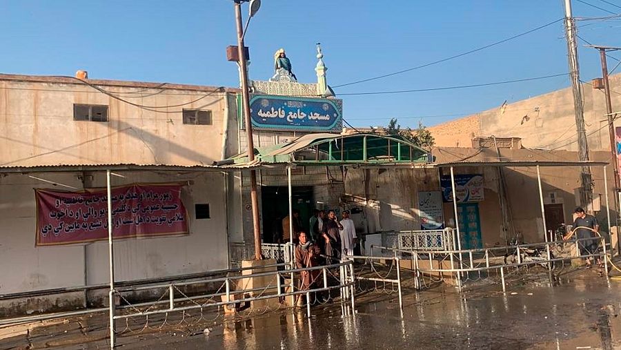 Mezquita Yamia Fatamiyah en Kandahar, Afganistán, donde se ha producido un atentado suicida contra chiíes EFE/EPA/Colaborador