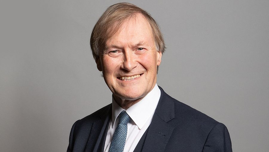 Fotografía facilitada por el Parlamento del Reino Unido del diputado conservador de Southend West, David Amess