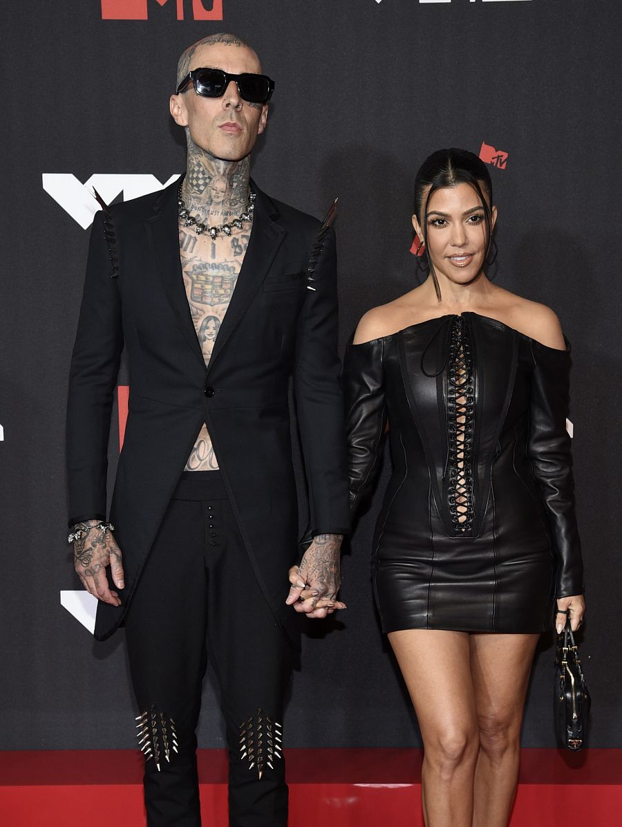 Travis Barker y Kourtney Kardashian