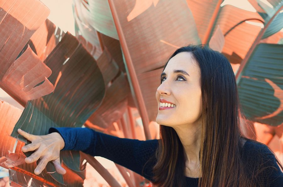 María Parra sonriendo