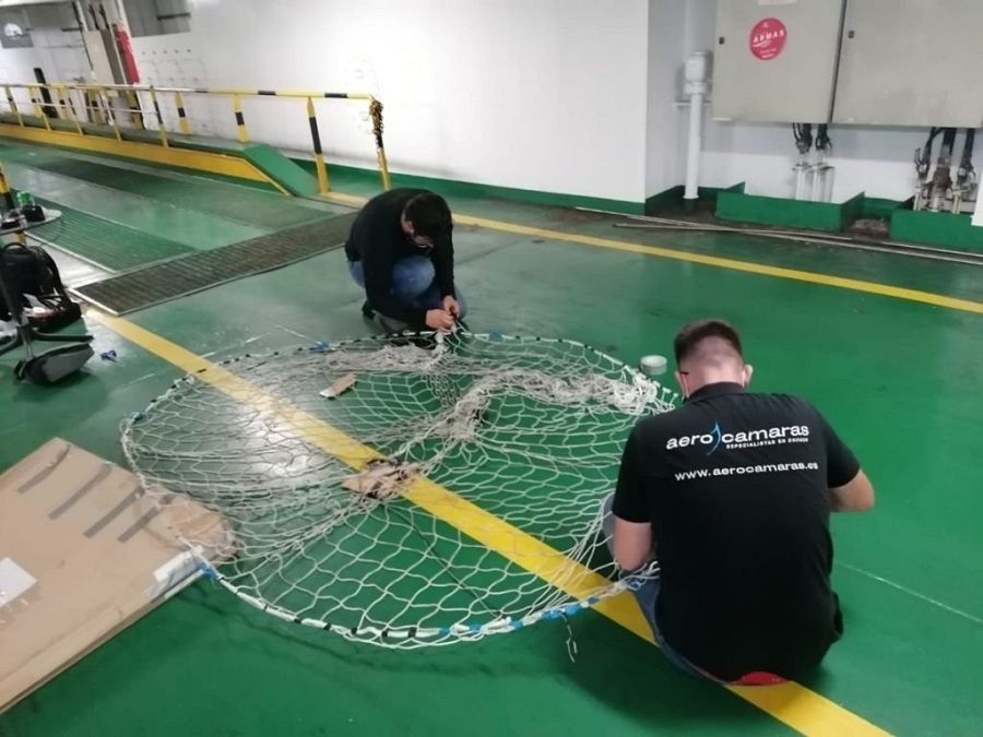 Aerocamaras prepara la red para el rescate