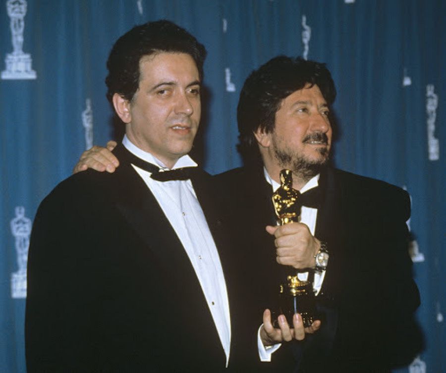 Fernando Trueba y el productor Andrés Vicente Gómez
