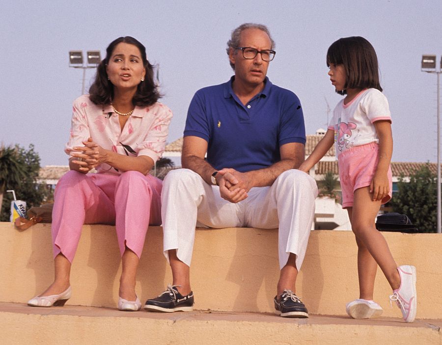 Miguel Boyer e Isabel Presyler con su hija, Ana Boyer
