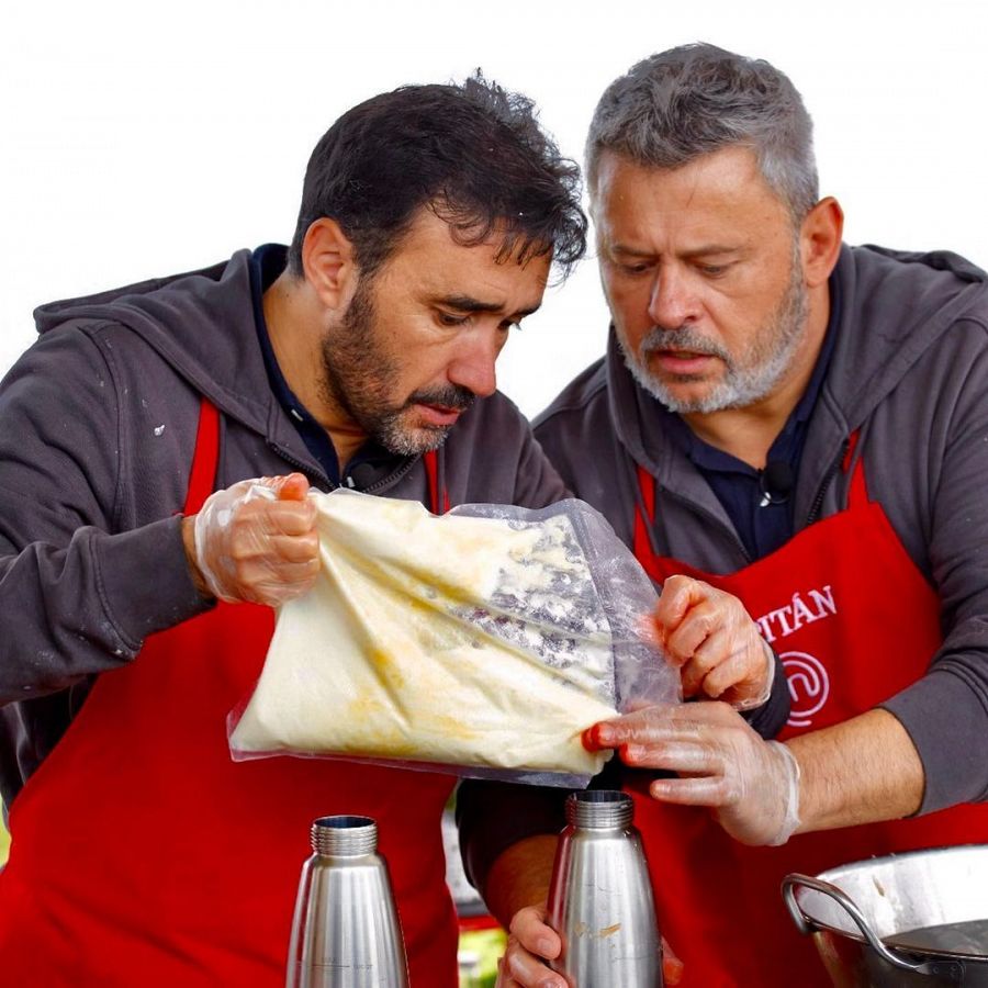 Juanma Castaño y Miki Nadal en 'MasterChef'