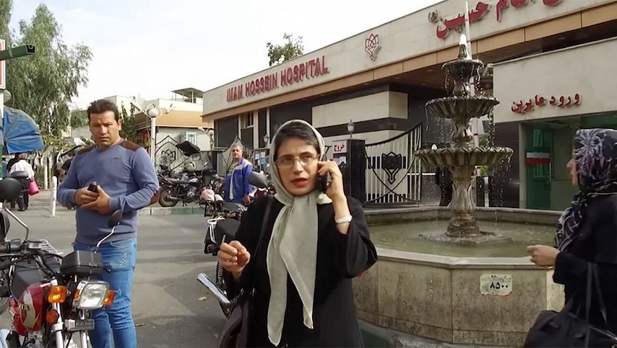 Nasrin en las calles de Teherán