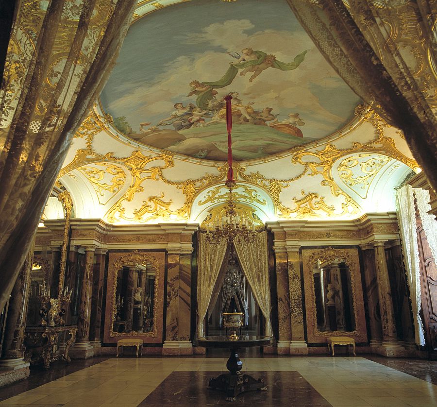 Salón de los Espejos, interior del Palacio Real