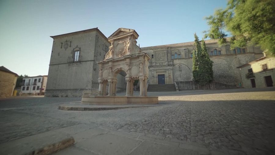 La plaza de Santa María en Baeza