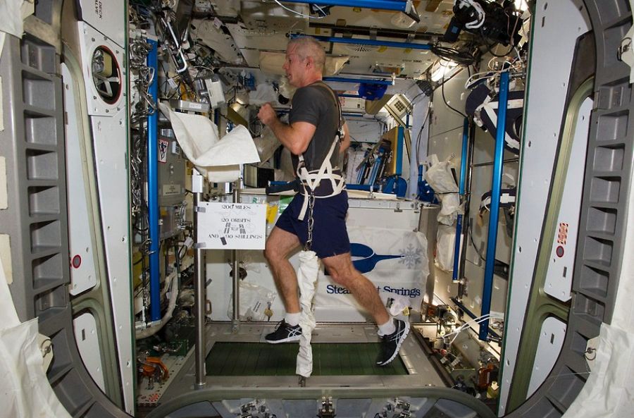 El astronauta de la NASA Steve Swanson