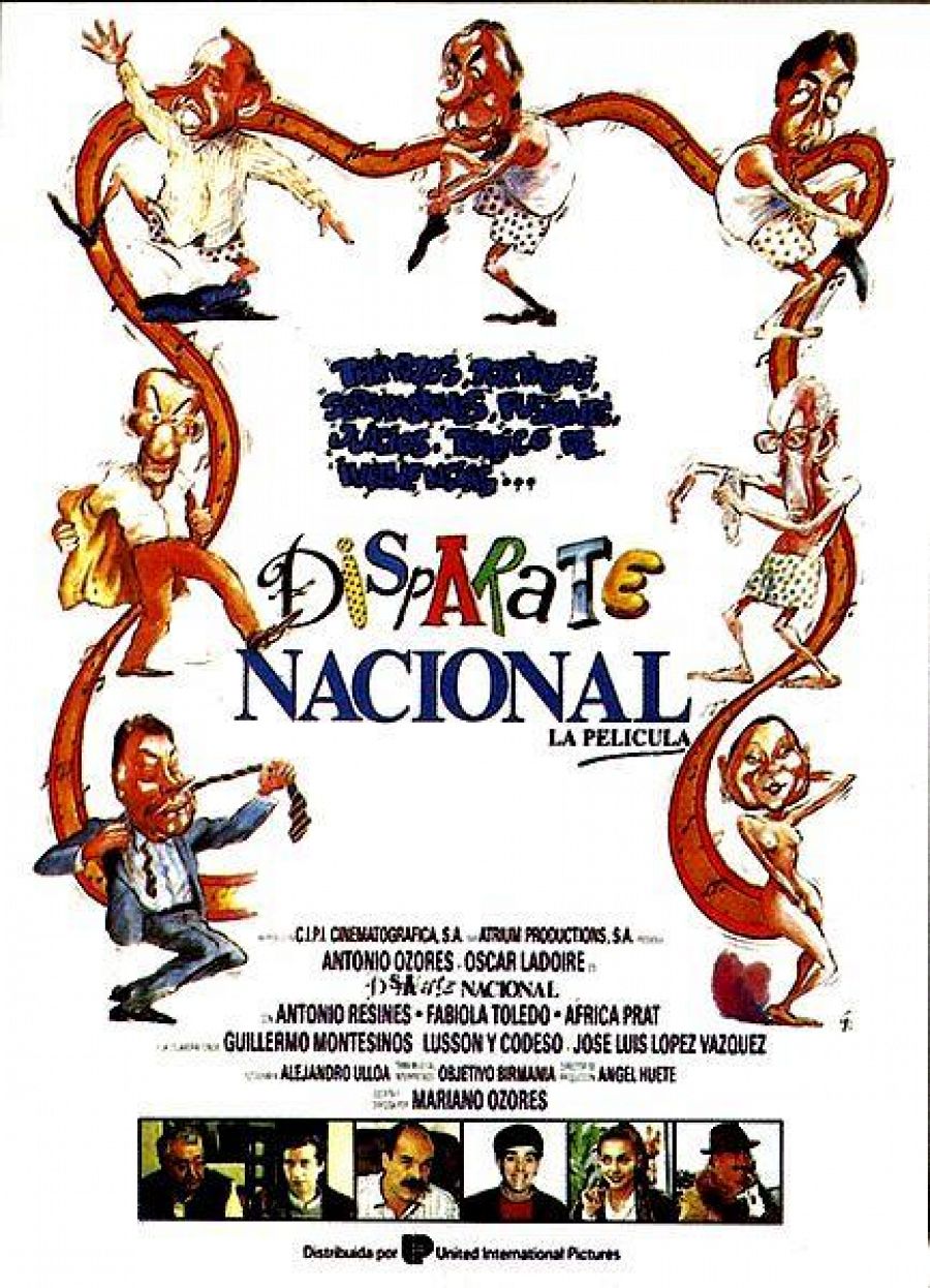 'Disparate nacional', dirigida por Mariano Ozores con Antonio Ozores, Óscar Ladoire y Antonio Resines