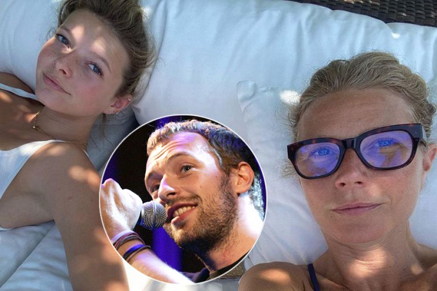 Gwyneth Paltrow, Chris Martin y su hija Apple