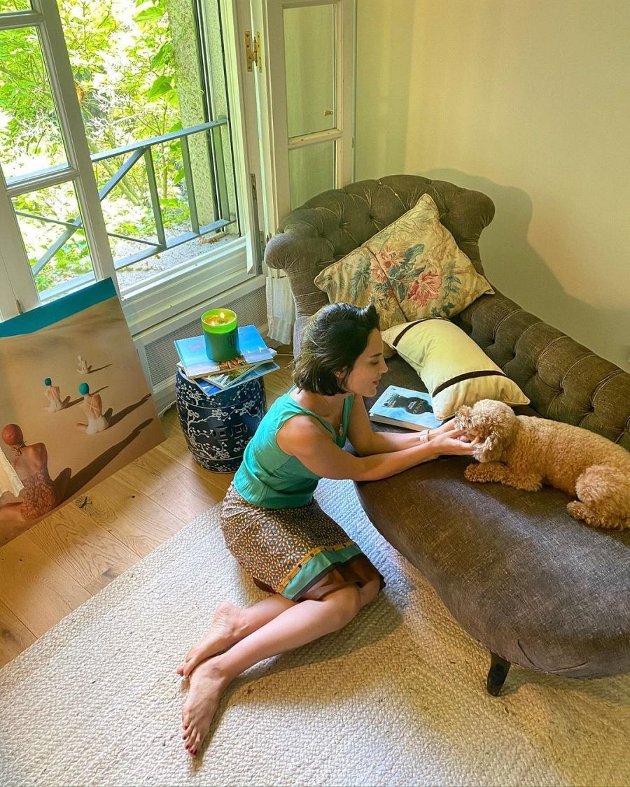 Tamara Falcó vestida con ropa de su madre