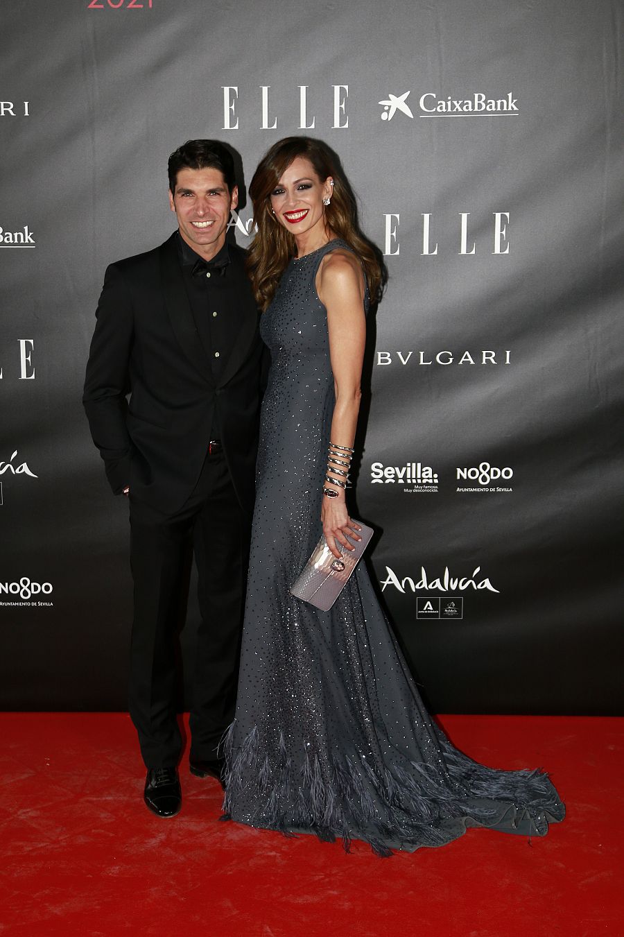 Cayetano Rivera y Eva González en la entrega de premios Elle Style Awards 2021