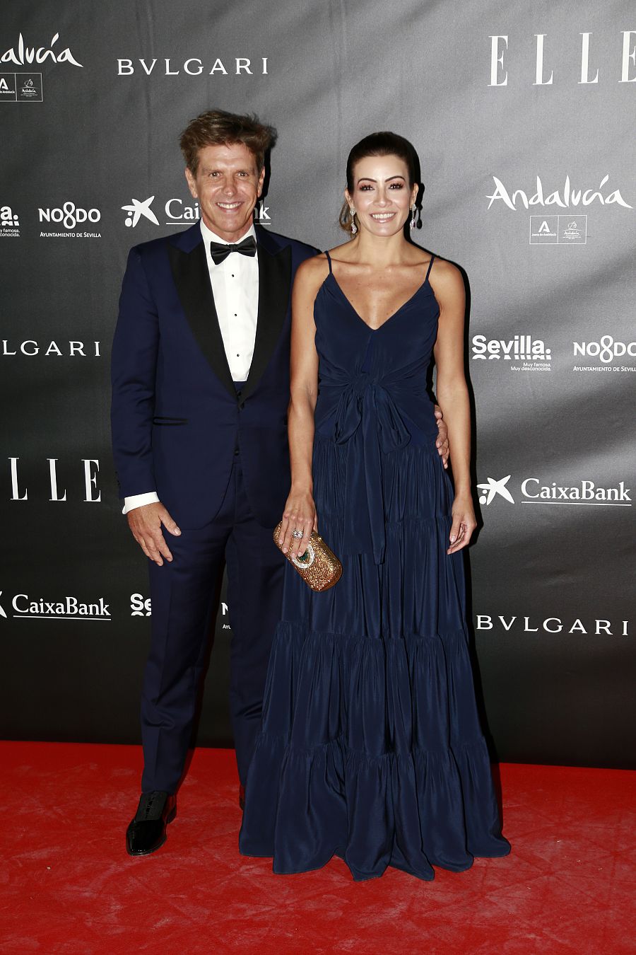 'El Cordobés' y Virginia Troconis en la entrega de premios Elle Style Awards 2021