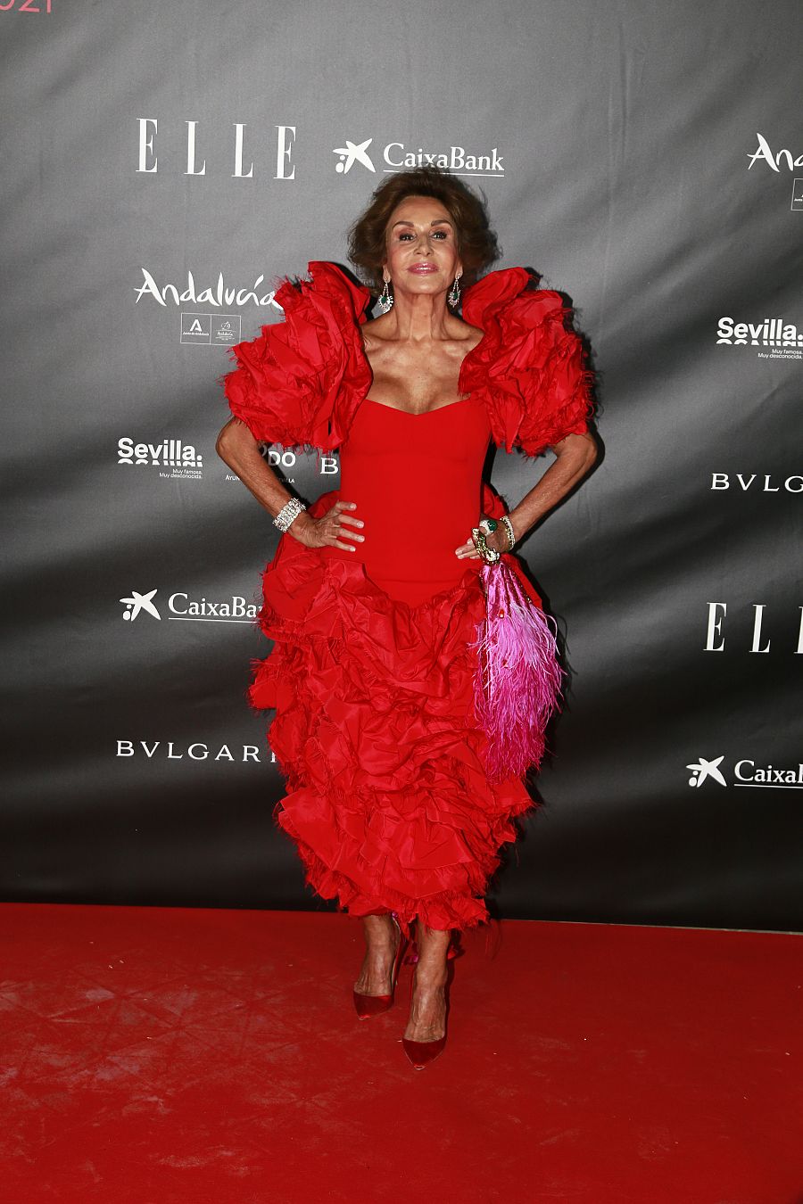 Naty Abascal en la entrega de premios Elle Style Awards 2021
