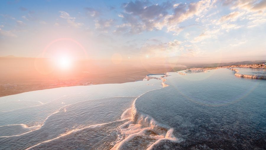 Atardecer en Pamukkale