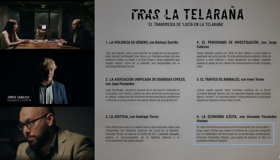 Universo transmedia de 'Lucía en la telaraña' (2021)