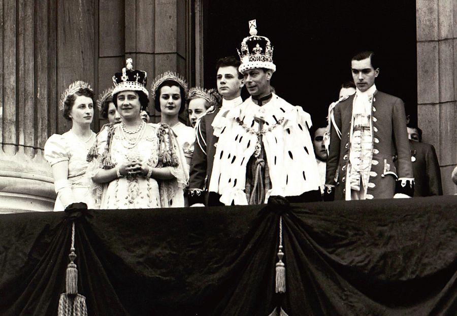La coronación del rey Jorge VI en el lugar de Eduardo VIII