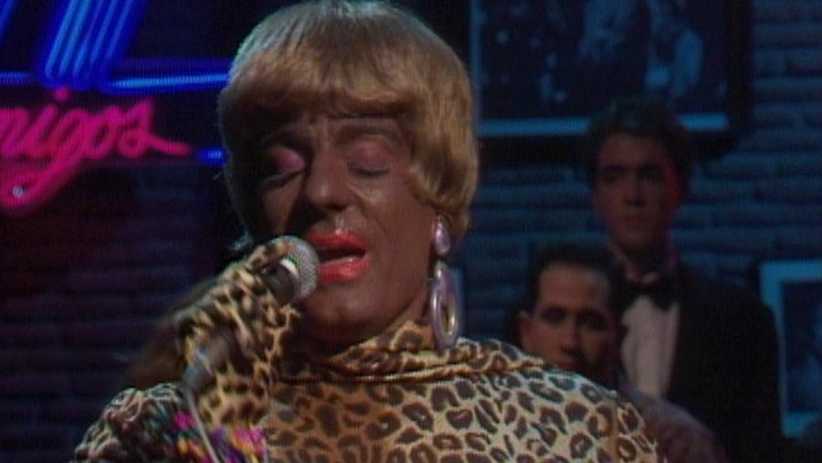 Millán Salcedo imitando a Linda Wesley