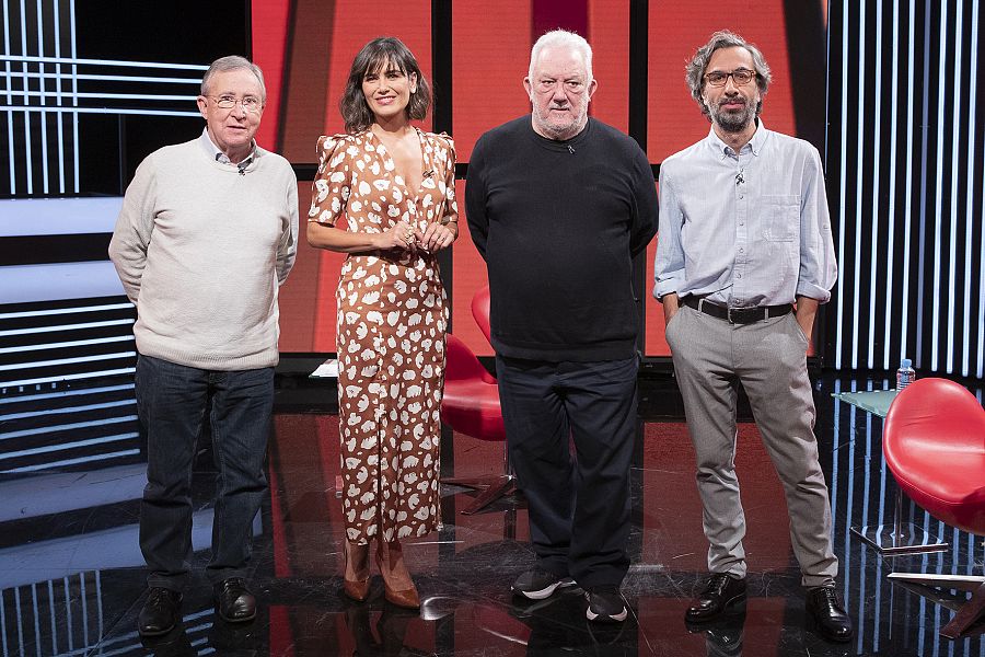 Los invitados al coloquio, Uribe, Félix Murcia y Javier Ocaña