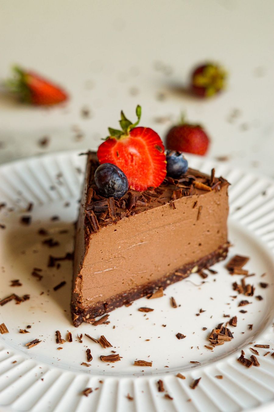 mousse chocolate vegan bosquet