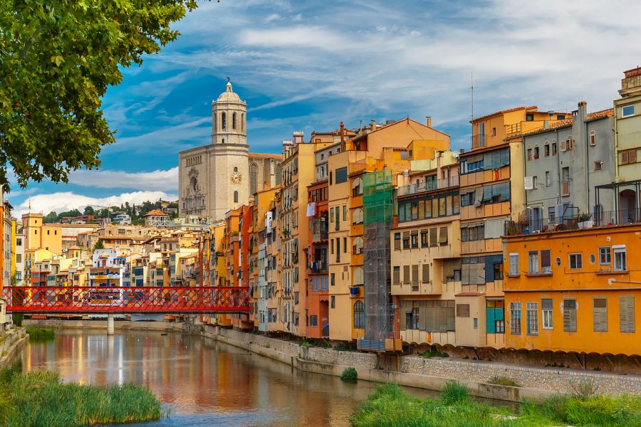 El río Oñar en el centro de Girona | Lotería de Navidad 2021